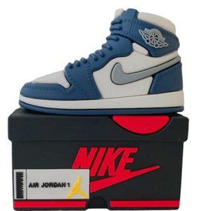 Fashionable Shoe Box Style Cases for Airpods 3rd Gen. Dark Blue/White Aesthetic